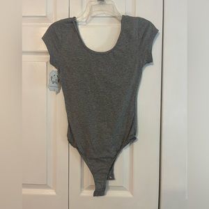 NWT gray body suit